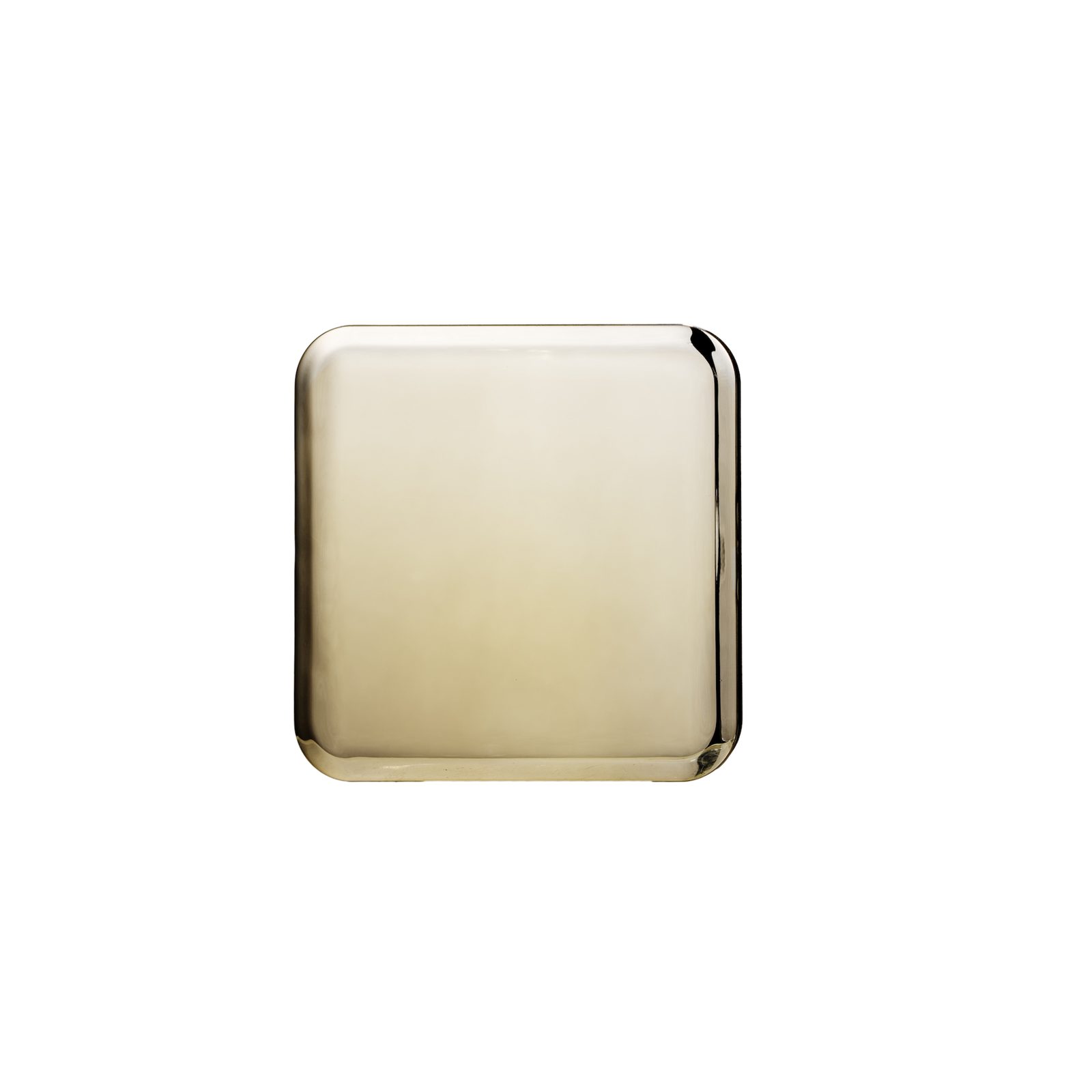 KICKS Beauty Double Sided Compact Mirror Gold Gold