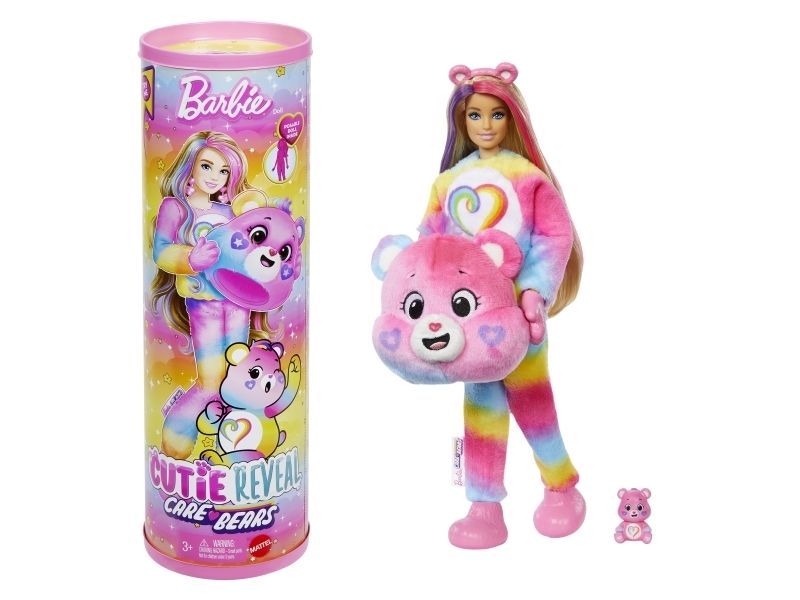 Barbie Cutie Reveal Care Bears Togetherness Bear-docka Series 2