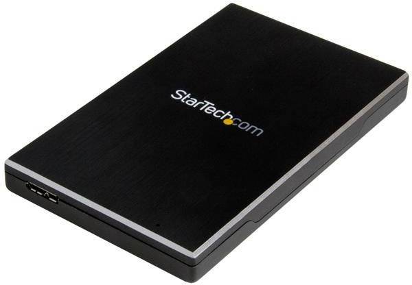 Externt kabinett 2.5" SATA till USB 3.2 (Gen2) 10Gbps, StarTech, aluminium - Svart, bild 3