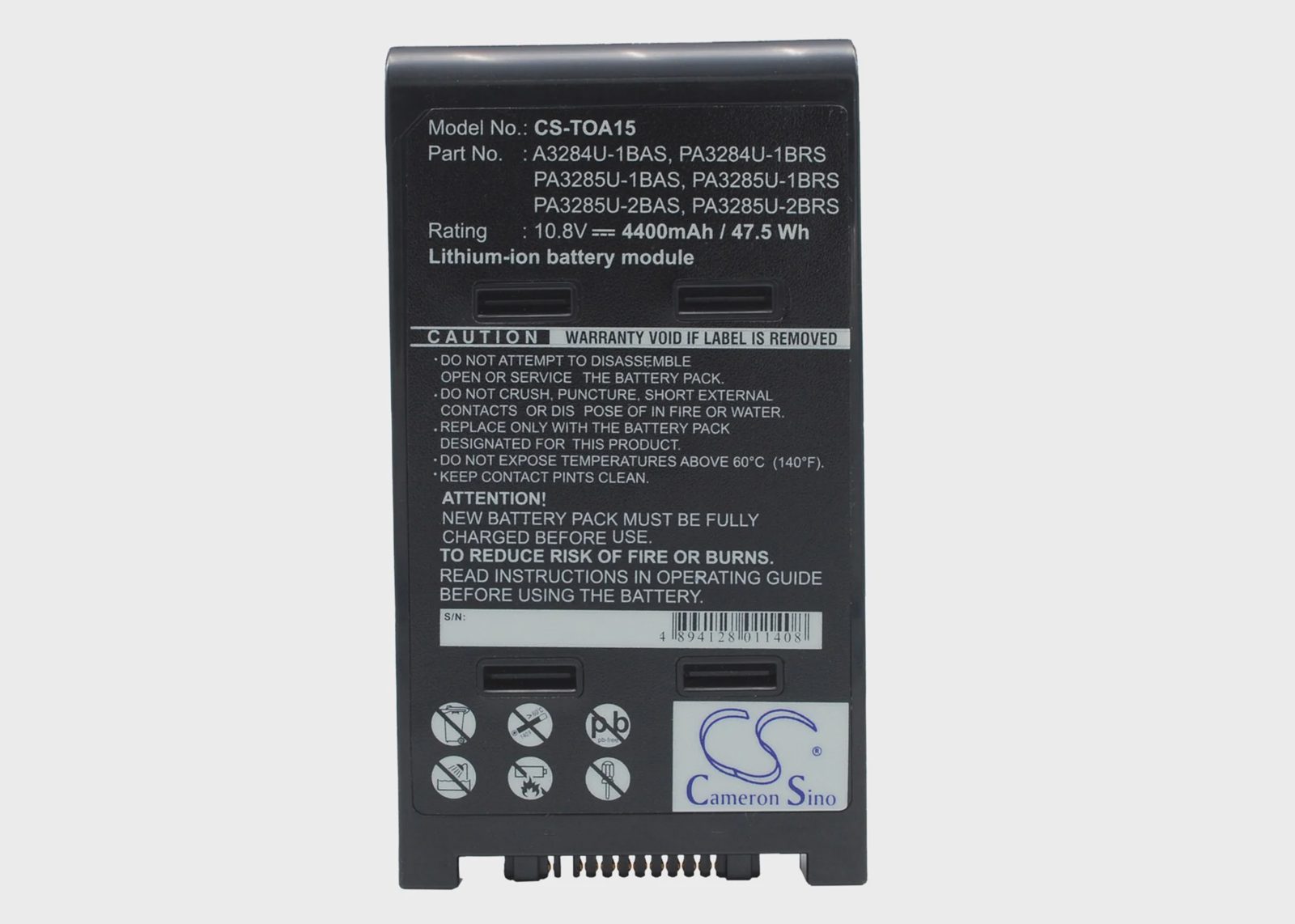 Batteri till Notebook, Bärbar dator för Toshiba Satellite A10-S113 m.fl.