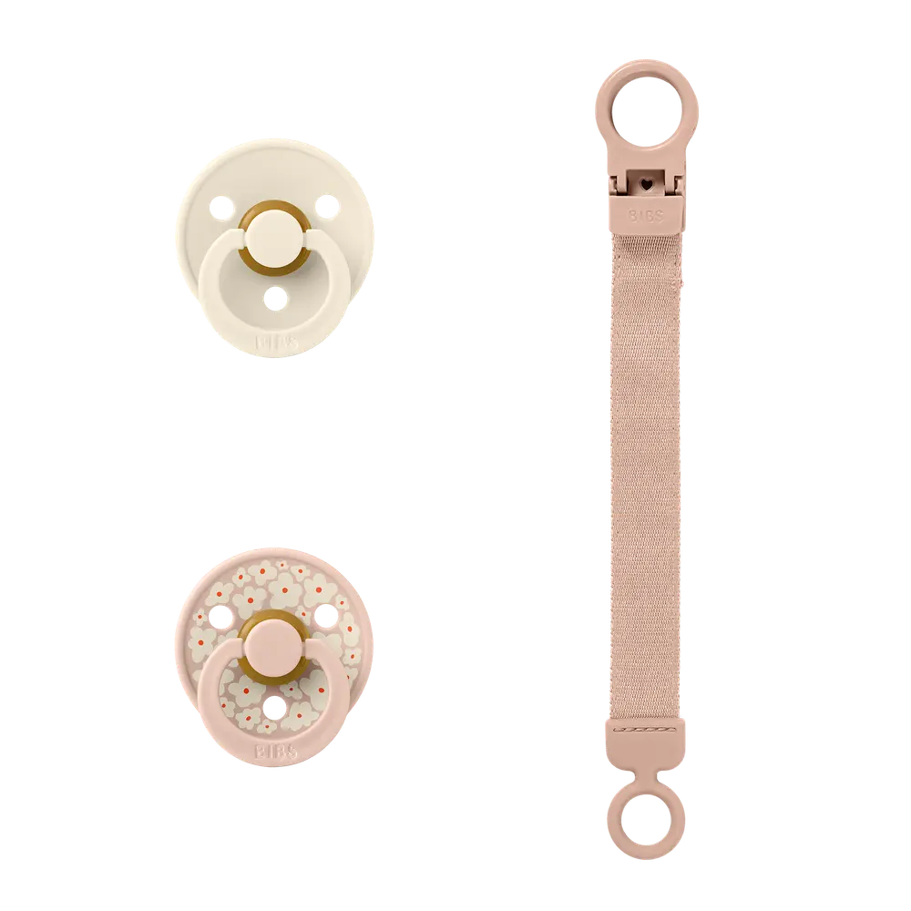 BIBS Napp stl1+Nappband Blush, 1 st, bild 4