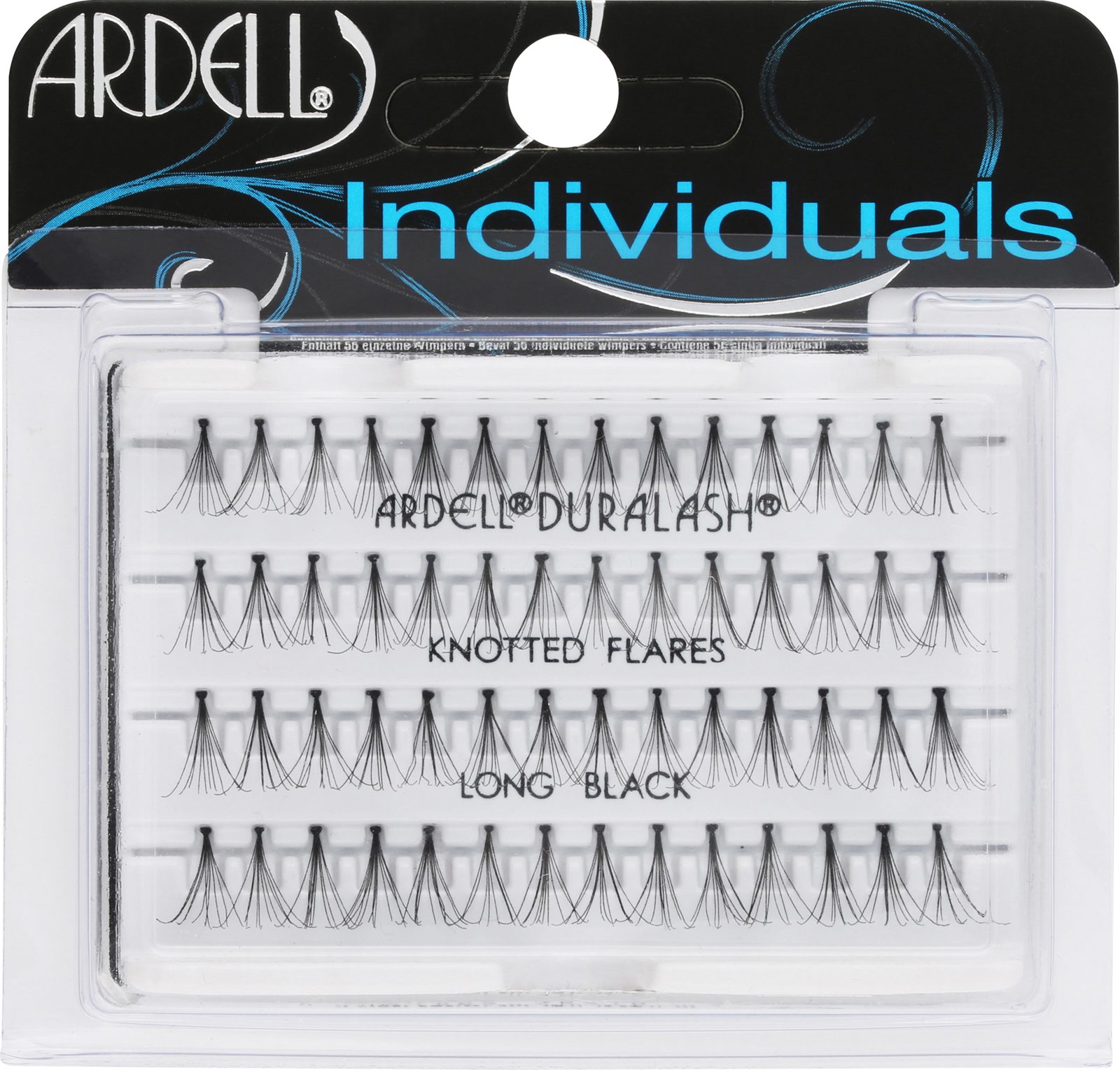 Ardell Duralash Individual Knotted Flare Long Black
