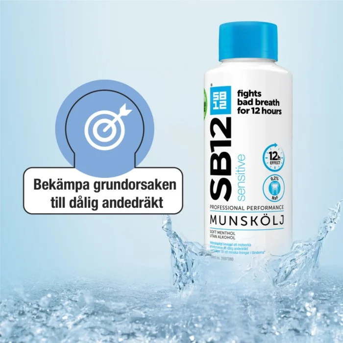 SB12 Sensitive Munskölj/Andedräkt, 500 ml, bild 2