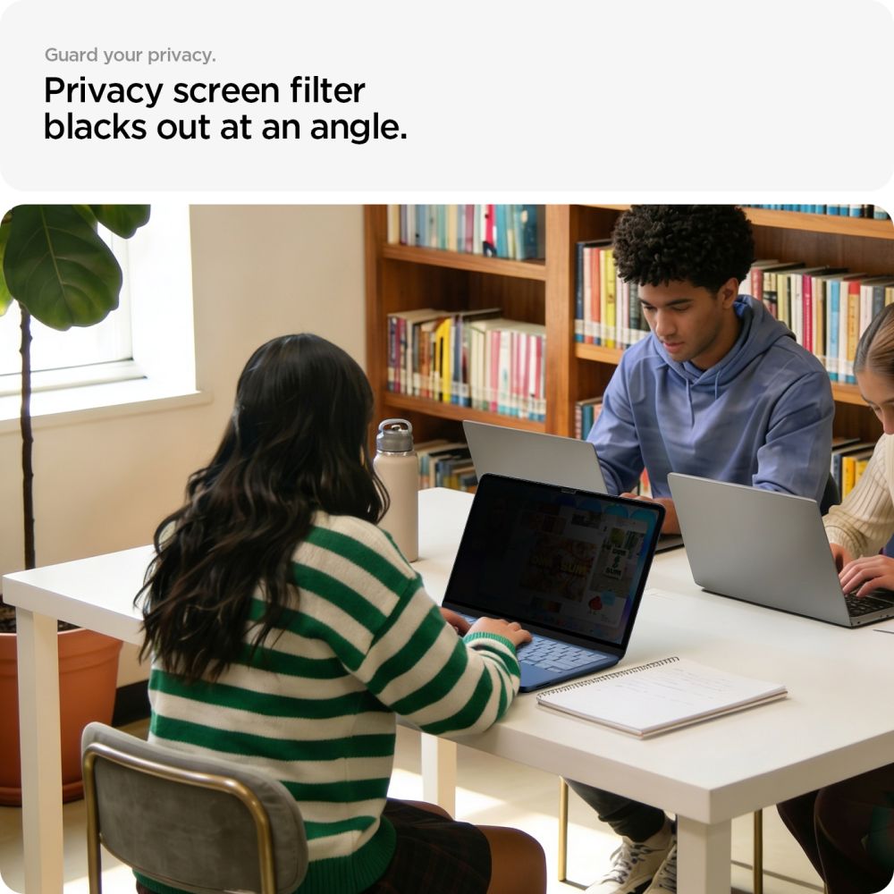Spigen SafeView Privacy Screen Protector for MacBook Neo 13" 2026, bild 5