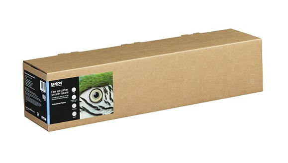 Epson Fine Art Cotton Smooth Natural, 24"/609mm, 300g/m2, rulle 15 meter, bild 2