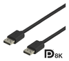 Deltaco DisplayPort Kabel 8K Svart (3 meter), bild 3