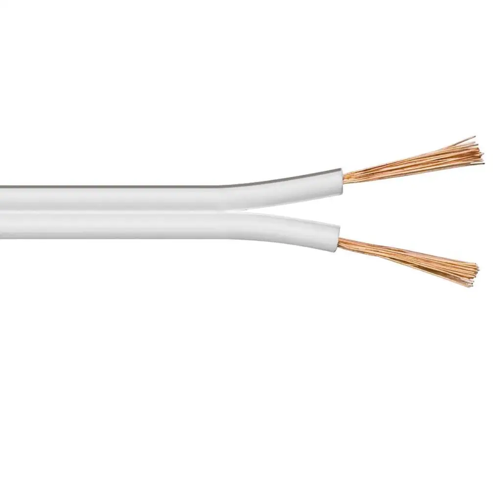 Luxorparts Högtalarkabel 1,5 mm² Vit 25 m