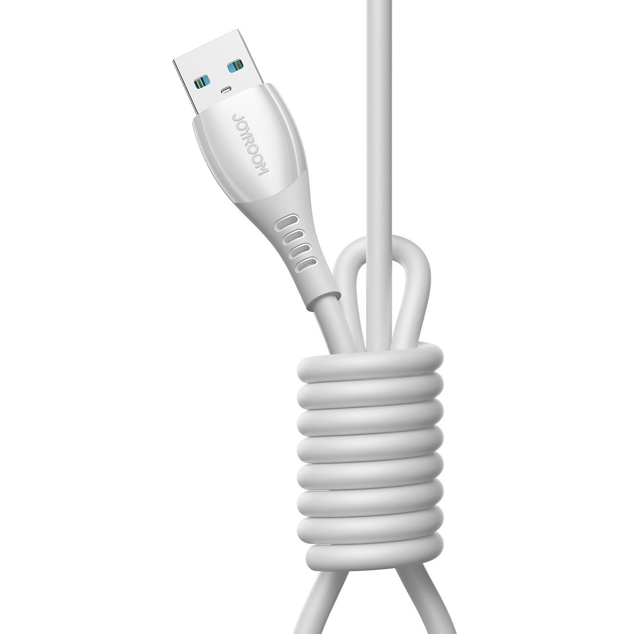 Joyroom S-A59 snabbladdningskabel USB-A till USB-C 1,2m – Vit, bild 2