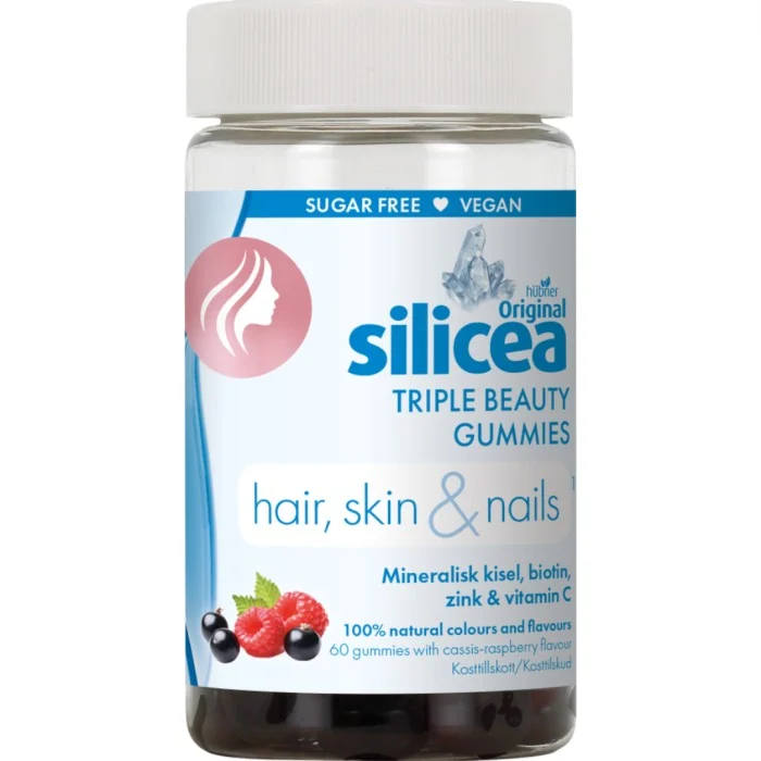 Silicea Original Triple Beauty Gummies Hair, Skin and Nails 60 st