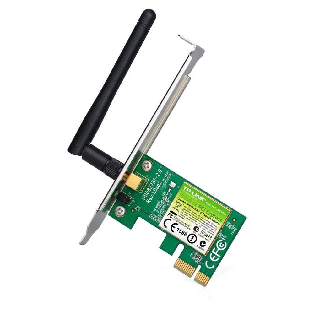 TP-Link TL-WN781ND PCIe Network Adapter, 2.4GHz, 802.11n, 150Mbps - Nätverkskort