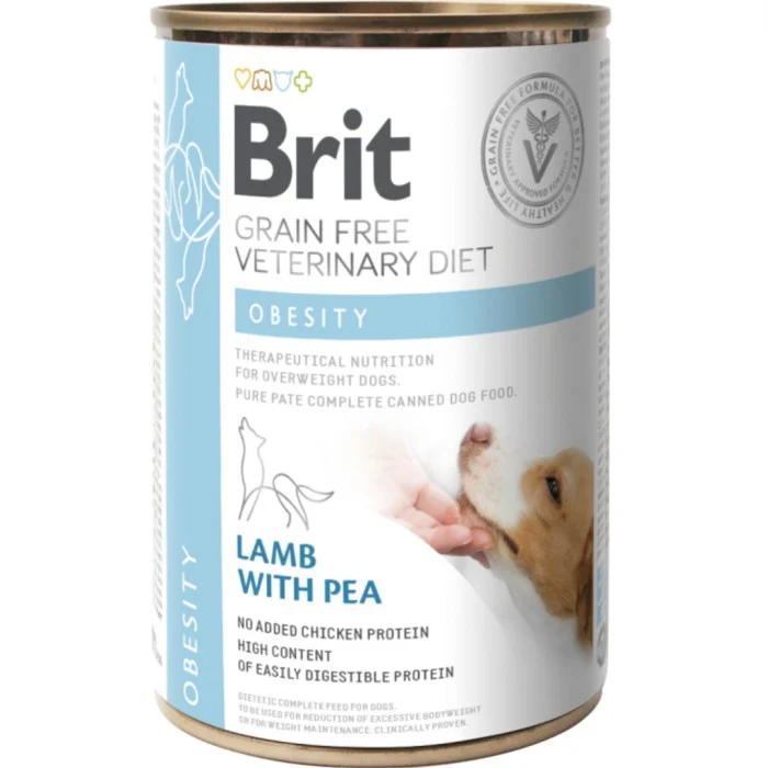 Brit GF Vet Diets Dog Can Obesity 400 g