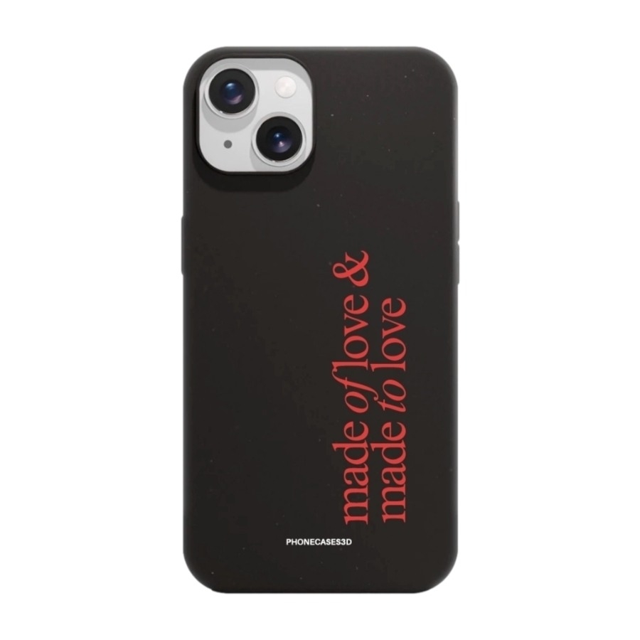 Phonecases3D iPhone 14 Martine Halvorsen skal tillverkat med Fibriva™, svart