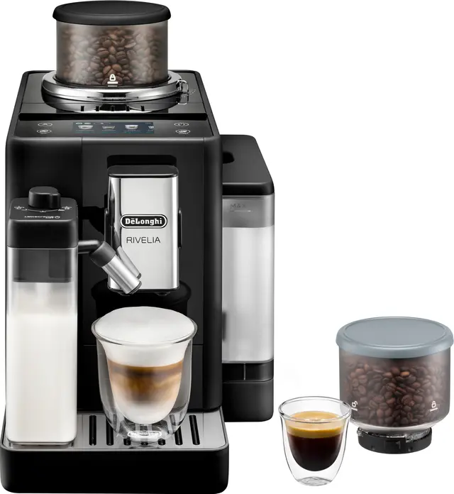 Delonghi Rivelia EXAM440.55.B kaffemaskin, svart