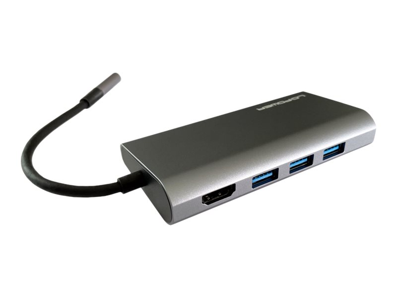 LC Power LC-HUB-C-MULTI-5 - Dockningsstation - USB-C - HDMI - 1GbE