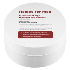 Recipe for men Instant Recharge Hydrogel Eye Patches 85 g, bild 3