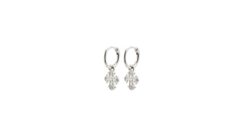 PILGRIM - DAGMAR Huggie Hoop Earrings - Silver Plated - 10 mm, bild 3