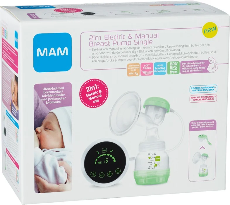 MAM 2 in 1 Electric & Manual Breast Pump, bild 2