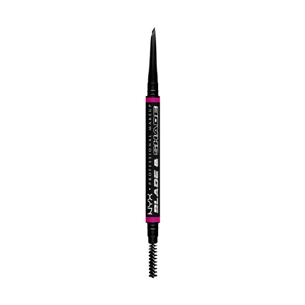 NYX PROFESSIONAL MAKEUP Blade & Shade Brow Pencil 12 Black 12 Black