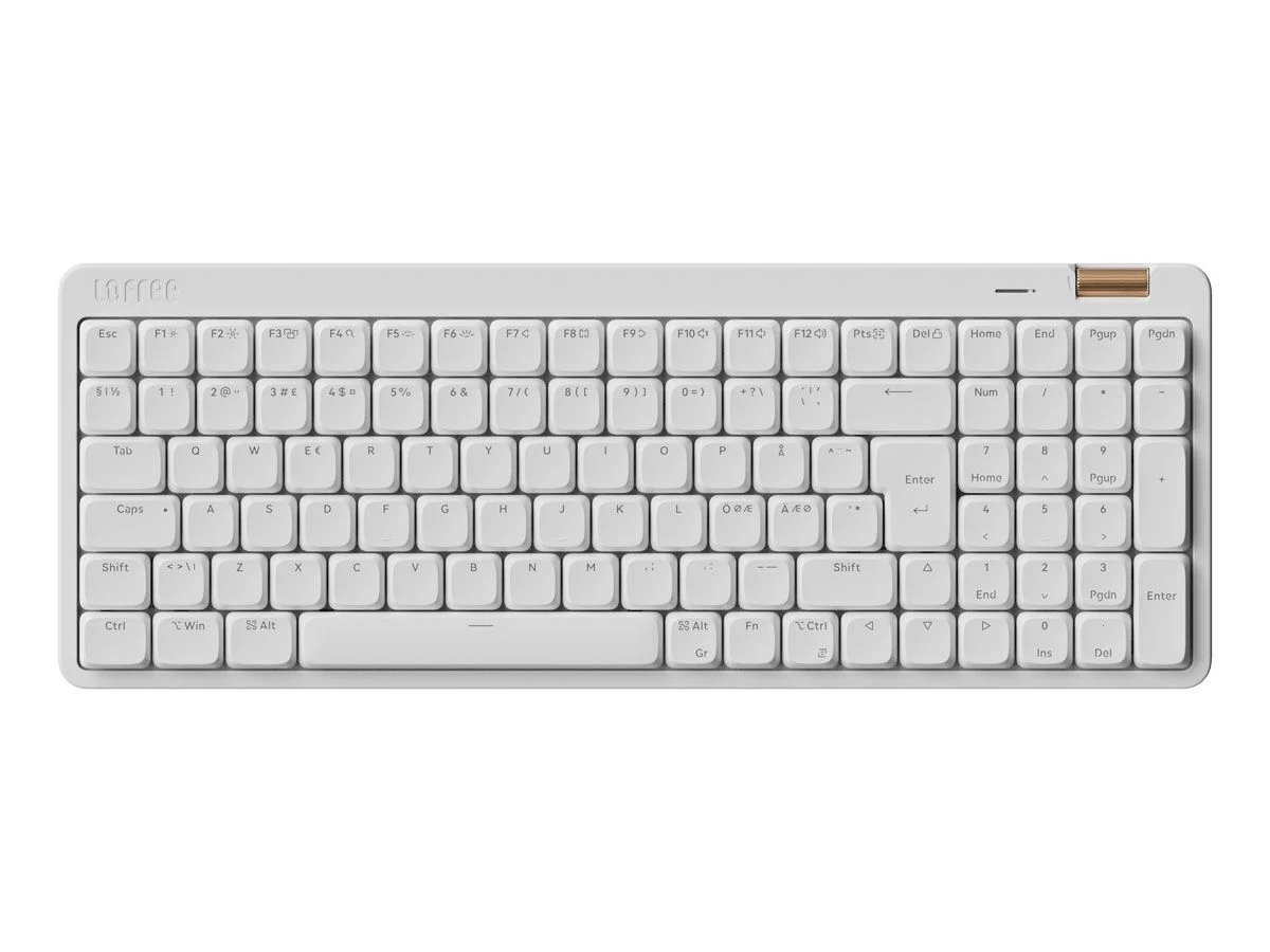 Lofree FLOW Lite 100 trådlöst tangentbord (vit)