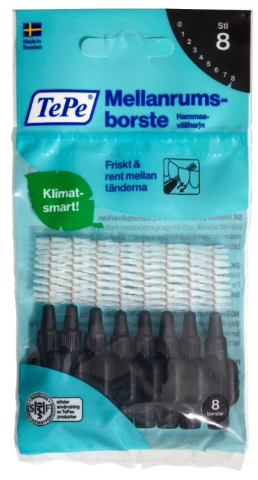TePe Mellanrumsborste, 8 st
