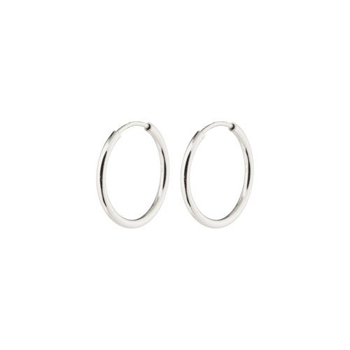 PILGRIM - SANNE Mini Hoop Earrings - Silver-Plated - 13 mm