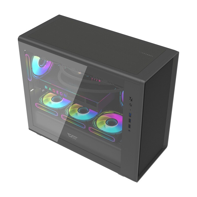 Darkflash DB460M Computer Case - Chassi - Svart, bild 3