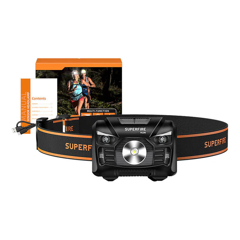 Strålkastare Superfire HL06, 500lm, USB, bild 5