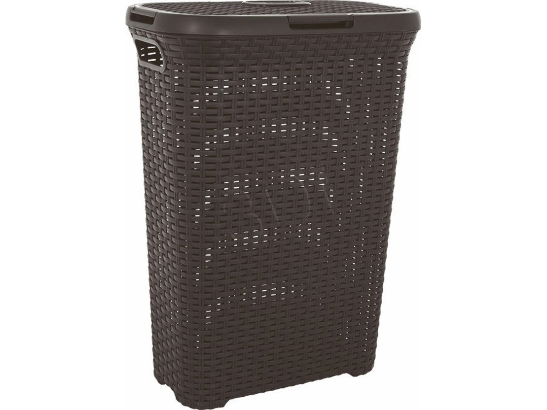 Curver Style 2045061 Tvättkorg i plast Antracit 40L