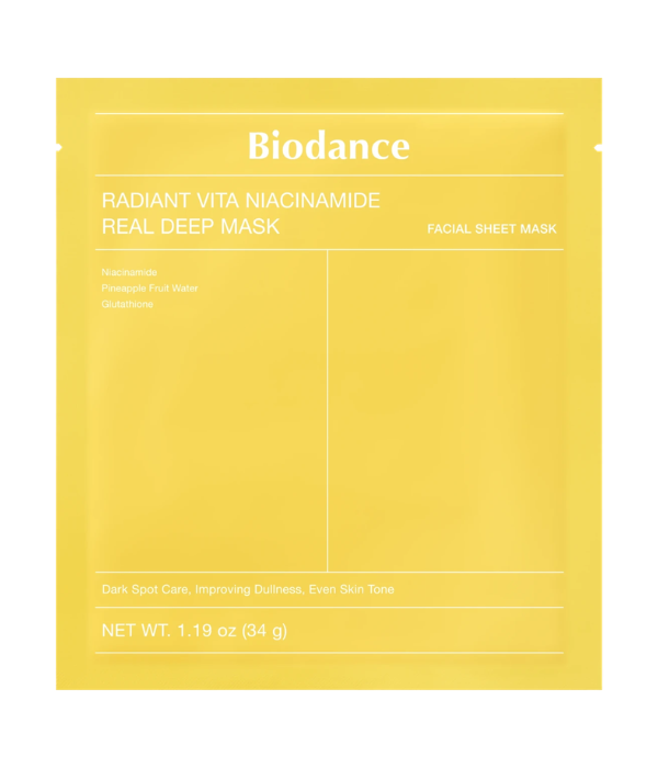 Biodance Radiant Vita Niacinamide Real Deep Mask 1 pcs 34 g