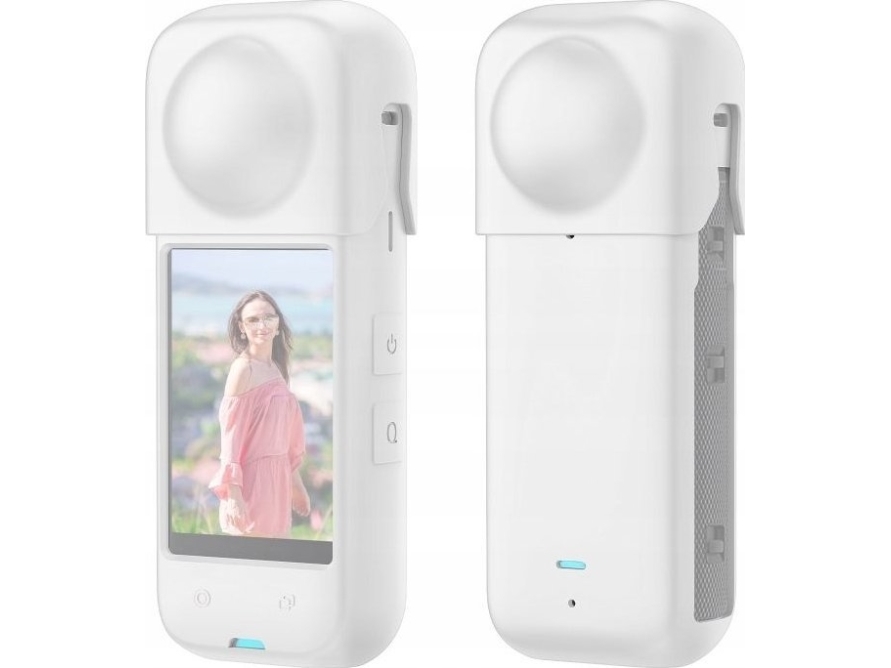 Puluz objektivlock/skydd för Insta360 X4 / X4 / Pu985w + silikonhölje