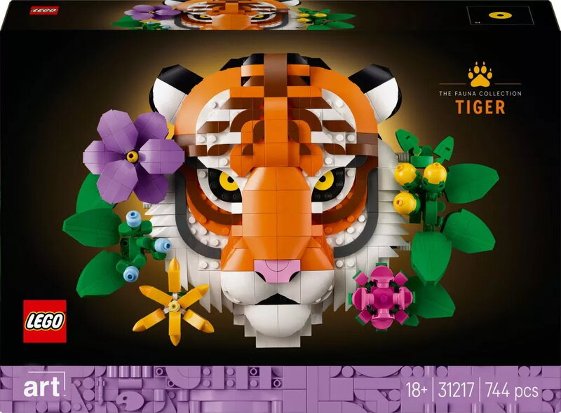 LEGO ART Faunasamlingen – tiger 31217, bild 3