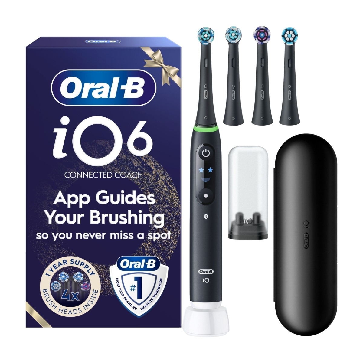 Oral-B iO 6 eltandborste, svart