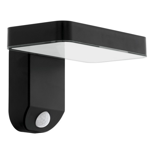 EGLO PASTION Solcellsdriven Vägglampa med Sensor - Svart
