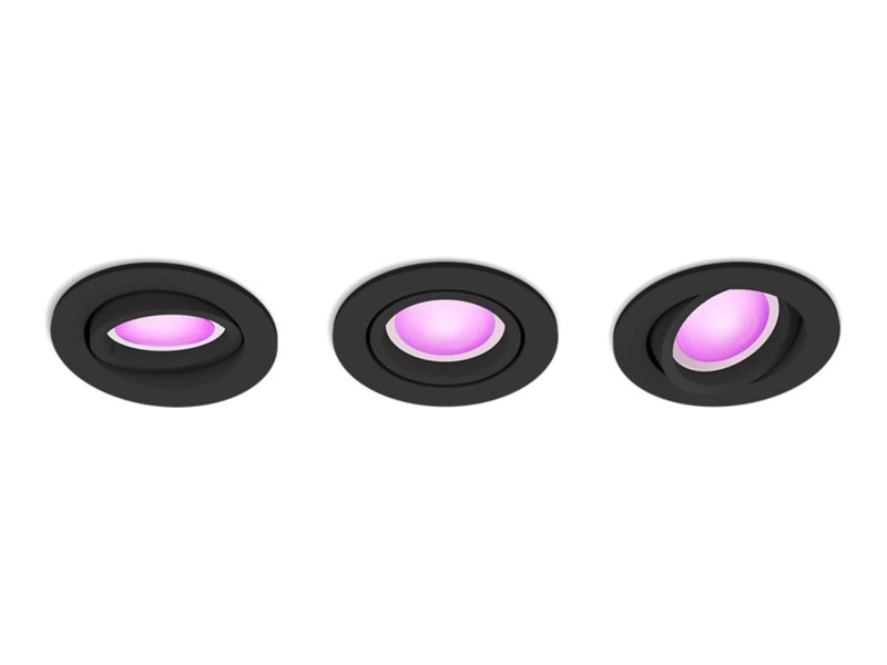 Philips Hue Centura infälld rund spotlight 3x4,2W GU10 (svart)