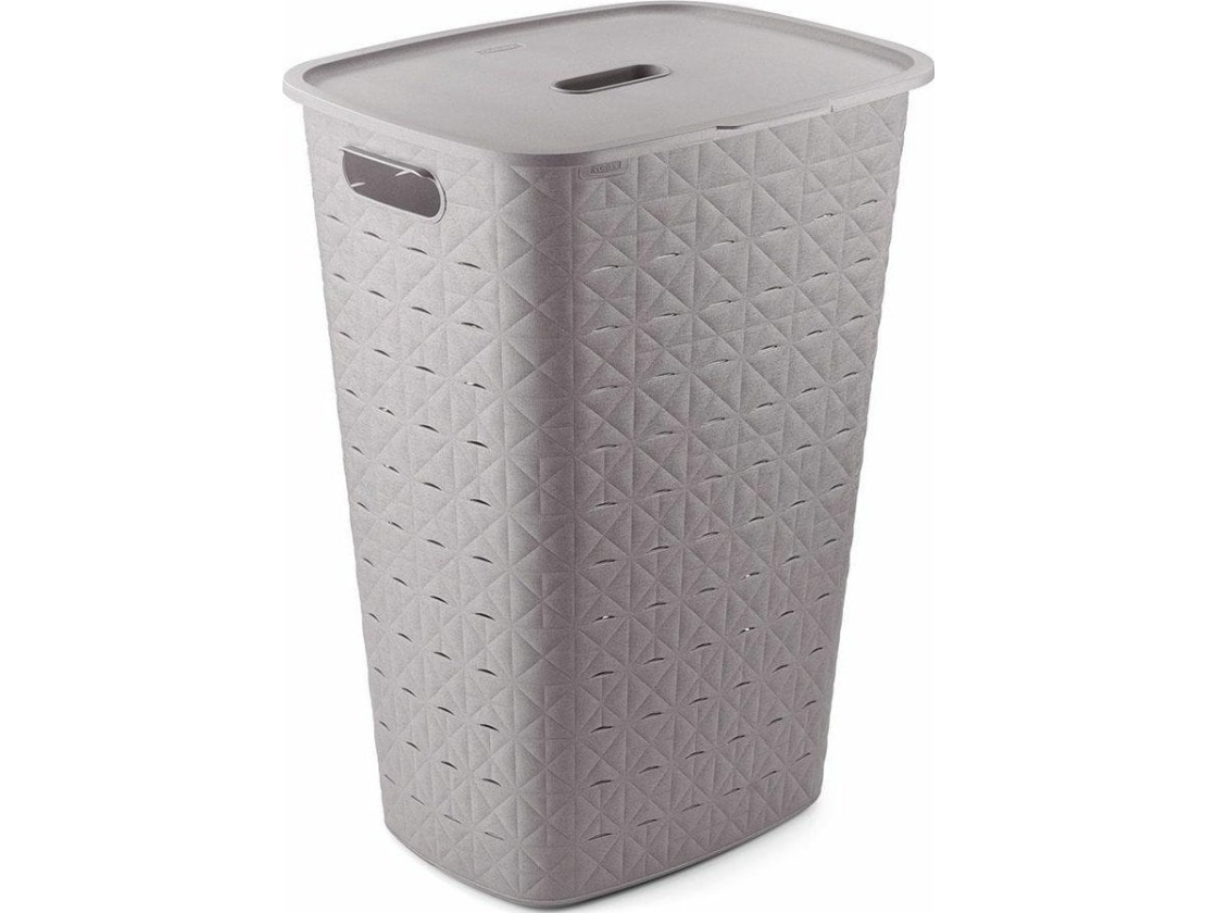 Curver CURVER tvättkorg beige SOFTEX 56L