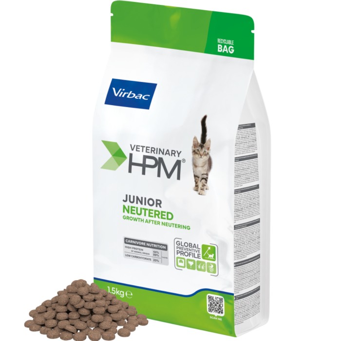 Virbac HPM Junior Neutered Cat 1,5 kg