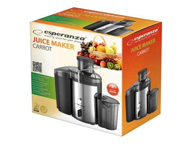 Esperanza CARROT - Råsaftcentrifug - 500 W