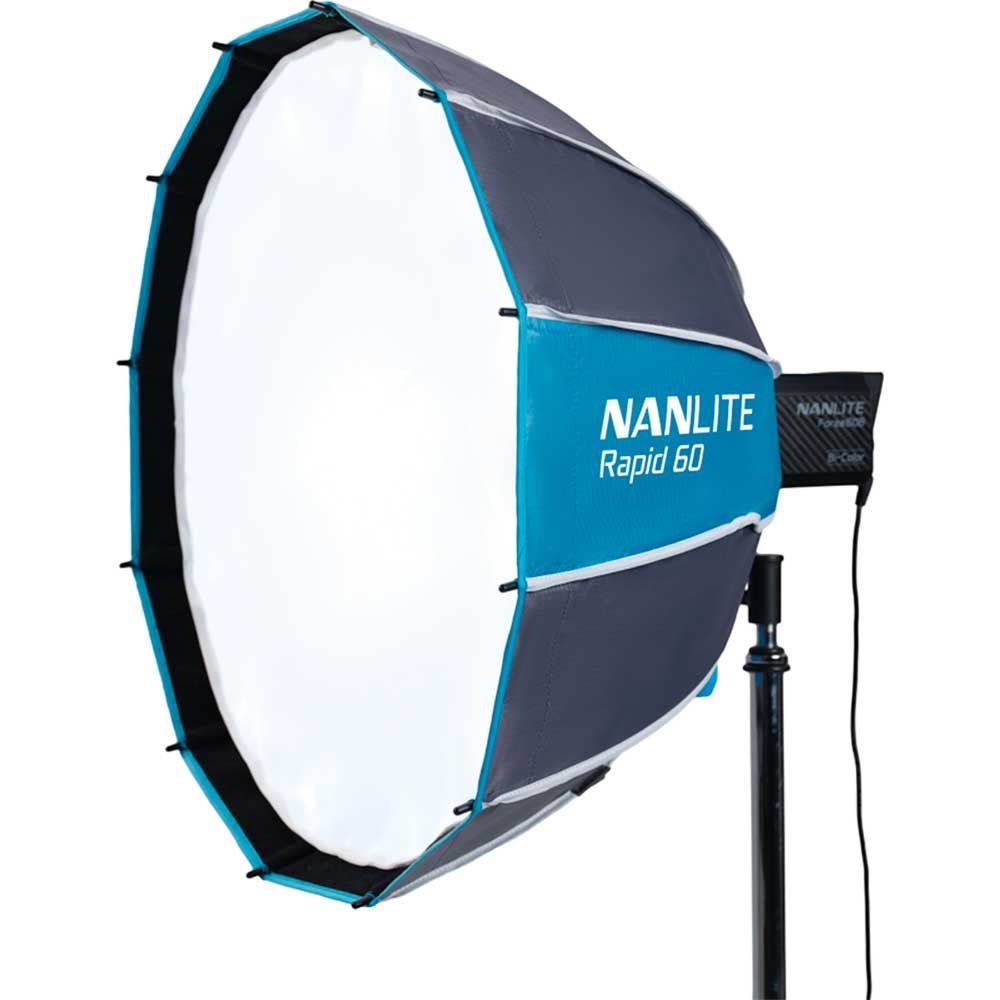 Nanlite Rapid 60 Parabolic Softbox SB-RP60 with Eggcrate for FM Mount