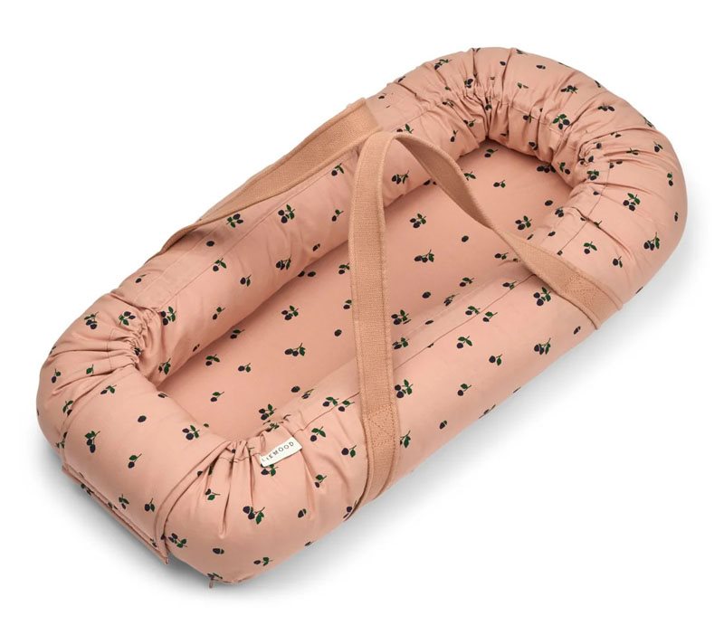 Liewood babynest Gro, mini berry pale tuscany