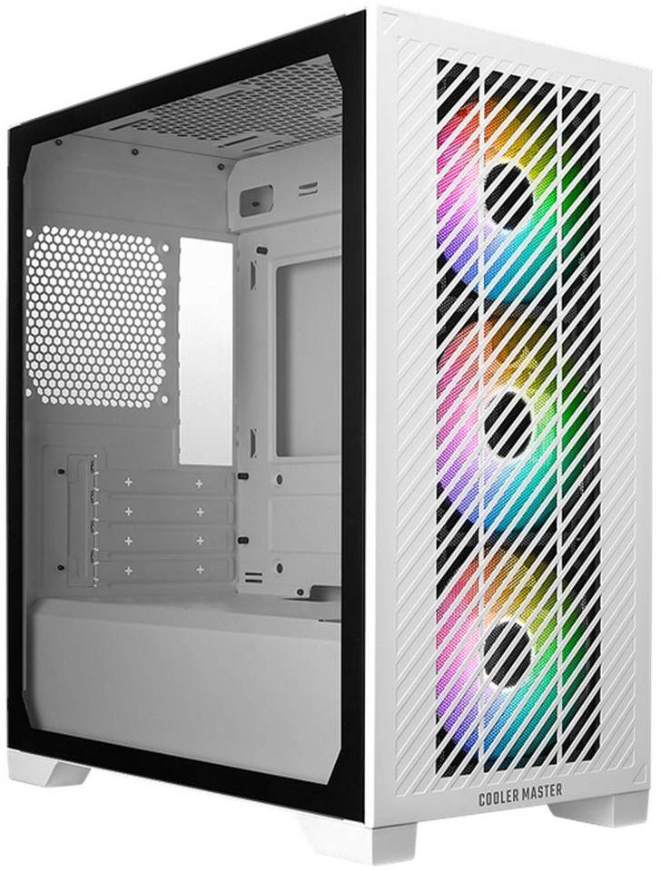 Cooler Master Elite 301 White, MicroATX, ARGB - Vit, bild 3