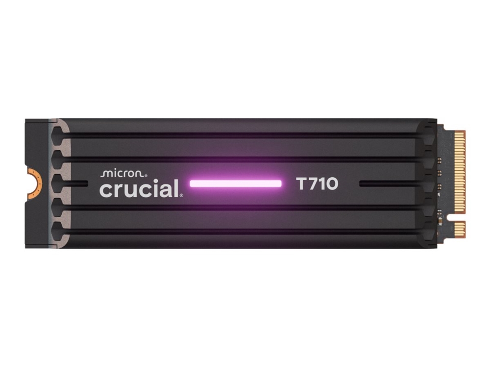 1 TB Crucial T710 SSD, M.2 2280 NVMe PCIe 5.0, Heatsink