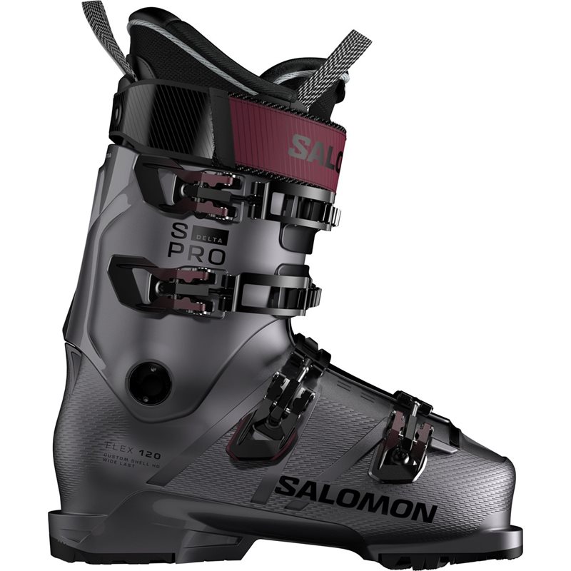 Salomon S/Pro Delta 120 Gw Beluga Met./Beluga Met./Burgundy Me - 30/30.5