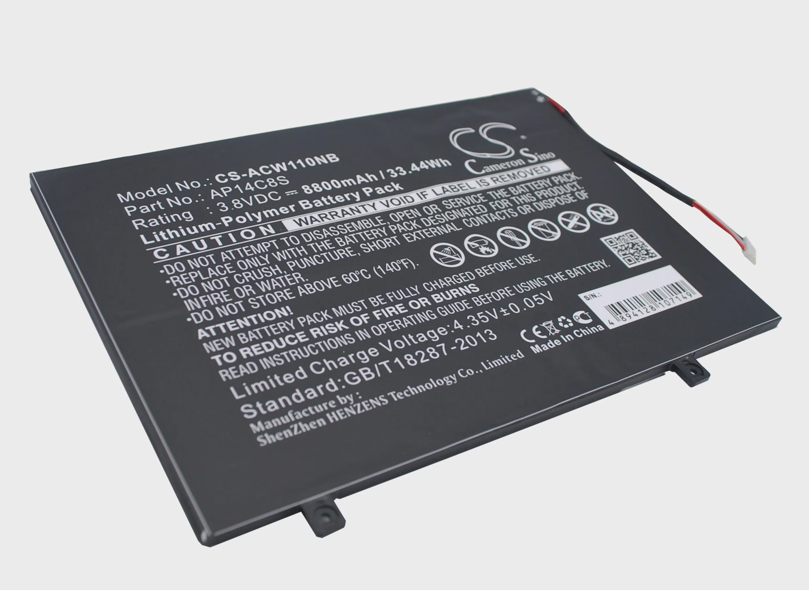 Batteri till Laptop, Bärbar dator för Acer Aspire Switch 11, Aspire Switch 11 Pro m.fl.