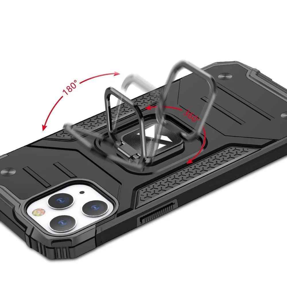 Wozinsky Ring Armor Case Kickstand Tough Rugged Cover för iPhone 13 mini blå, bild 5