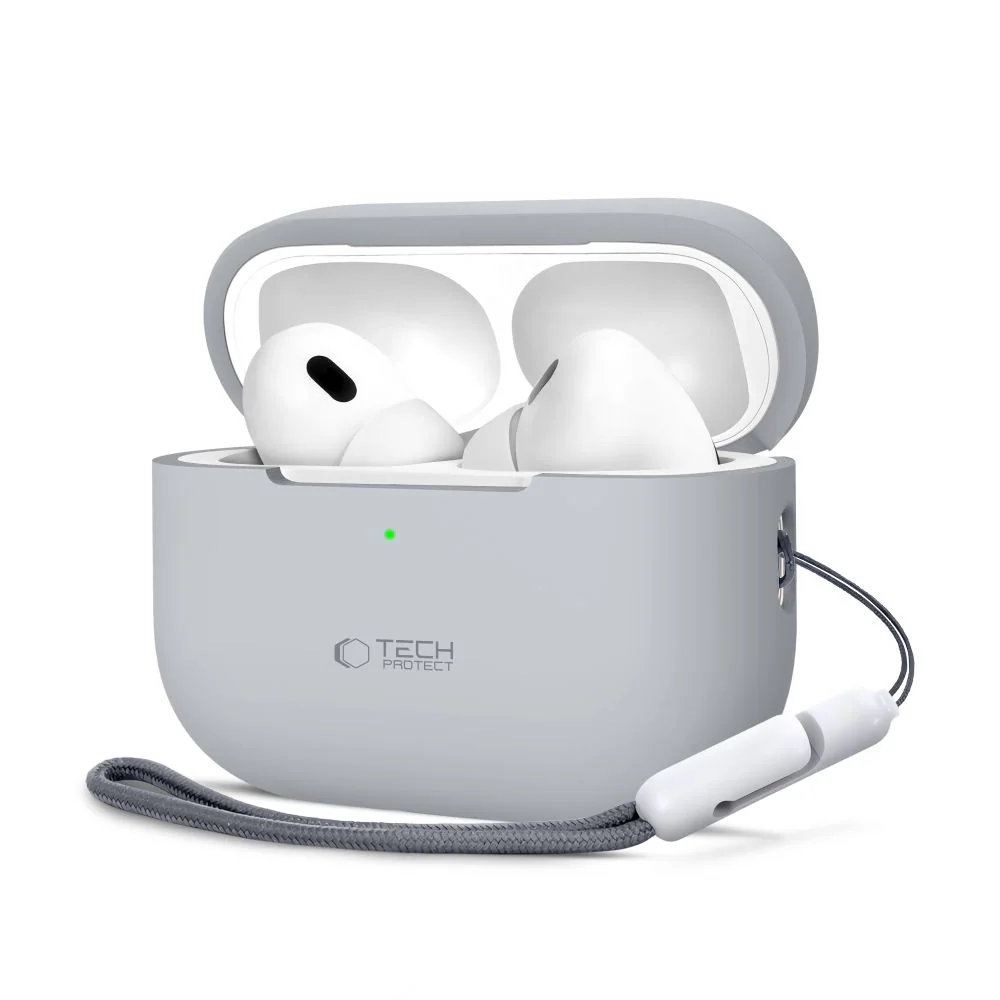 Tech-Protect silikonskal för Apple Airpods Pro 1/2 Crayon Grey