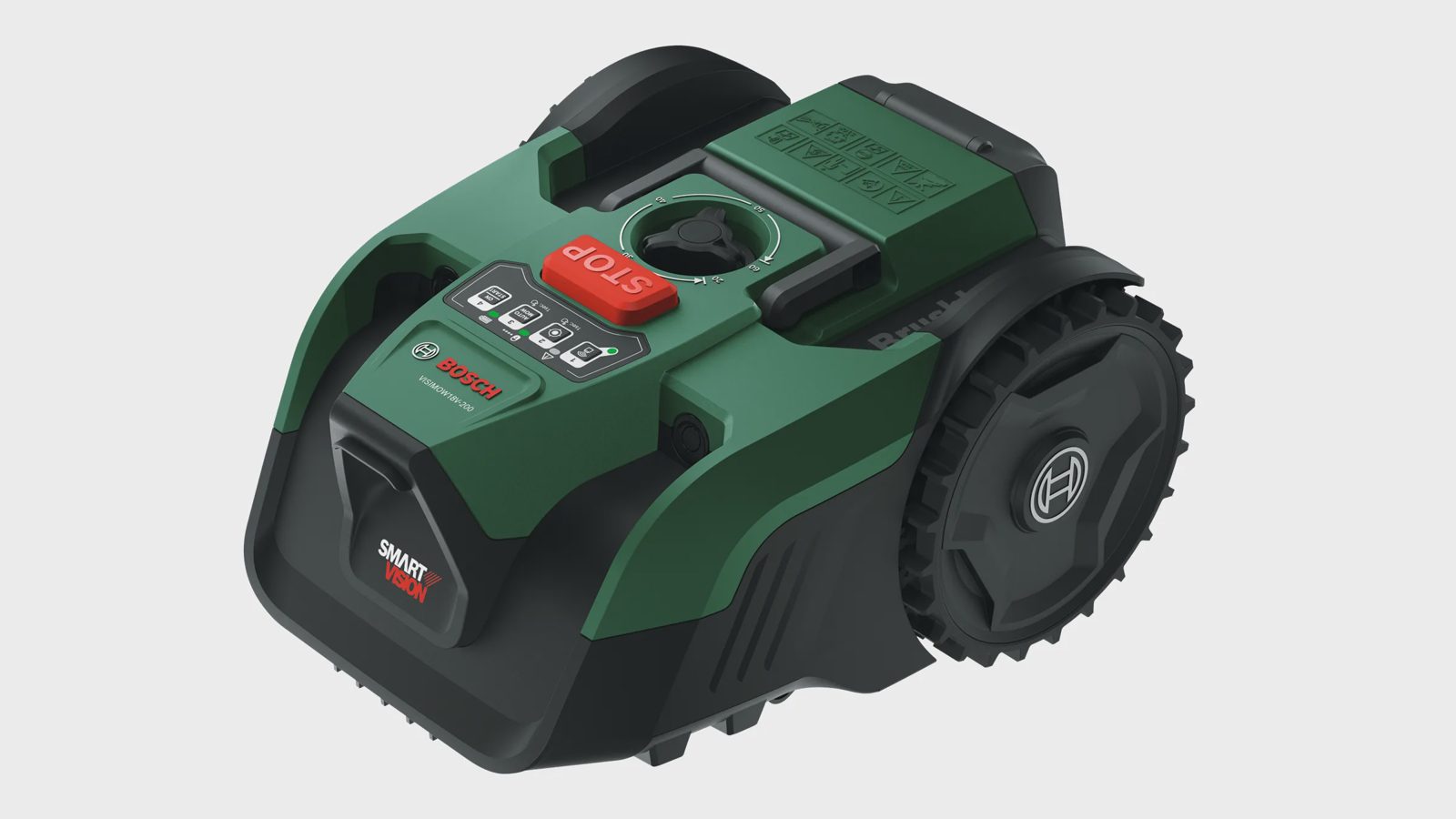 Bosch VISIMOW18V-200 Sladdlös robotgräsklippare - 5,0 Ah batteri och laddare - 200 m²