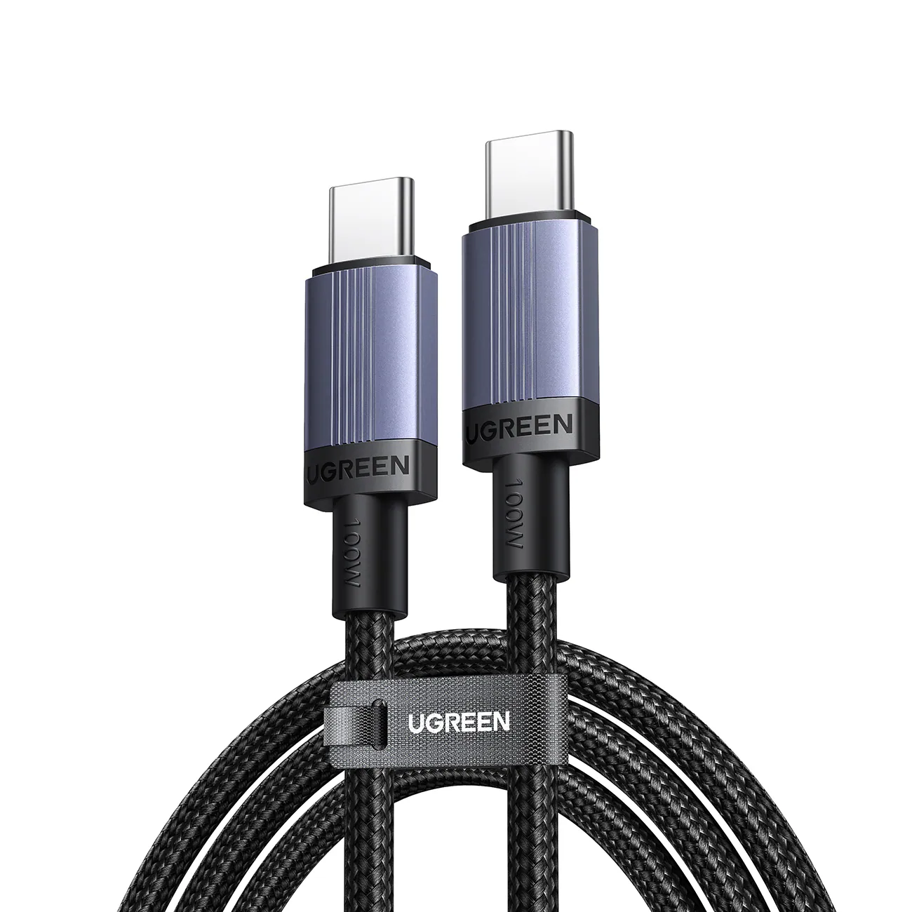 Ugreen USB-C till USB-C PD-kabel 100 W 5 A 3 m – svart
