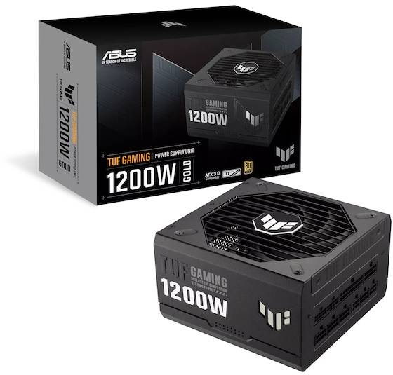 Asus TUF Gaming 1200W Gold nätaggregat (Svart), bild 4