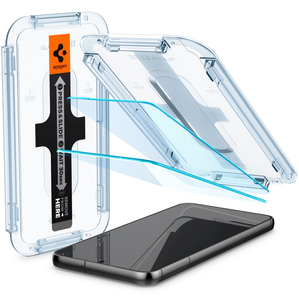 Spigen Glas.tR EZ Fit härdat glas för Samsung Galaxy S23 - 2 st., bild 2