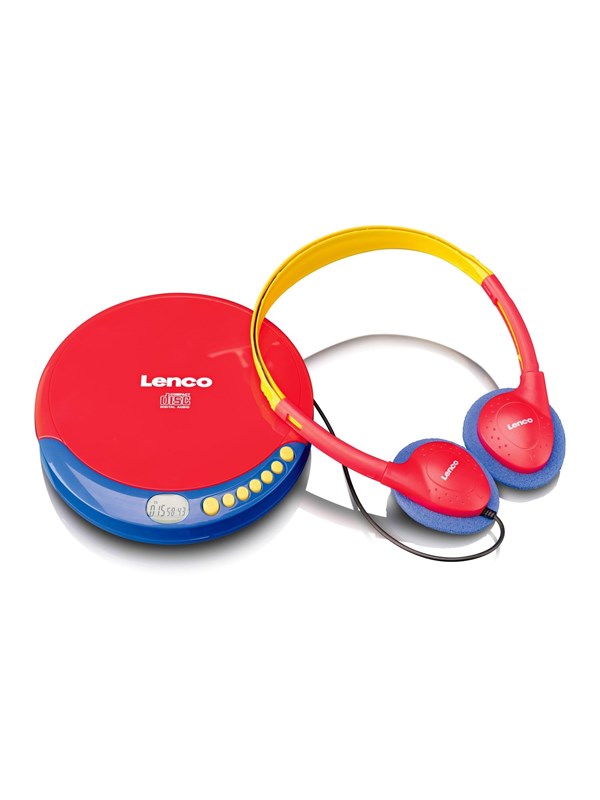 Lenco CD-021 - CD-spelare - flera färger
